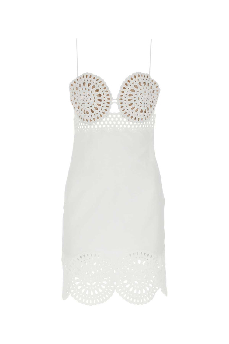 ワンピース STELLA McCARTNEY White Linen Blend Mini Dress Stella McCartney White linen blend mini dress for Women