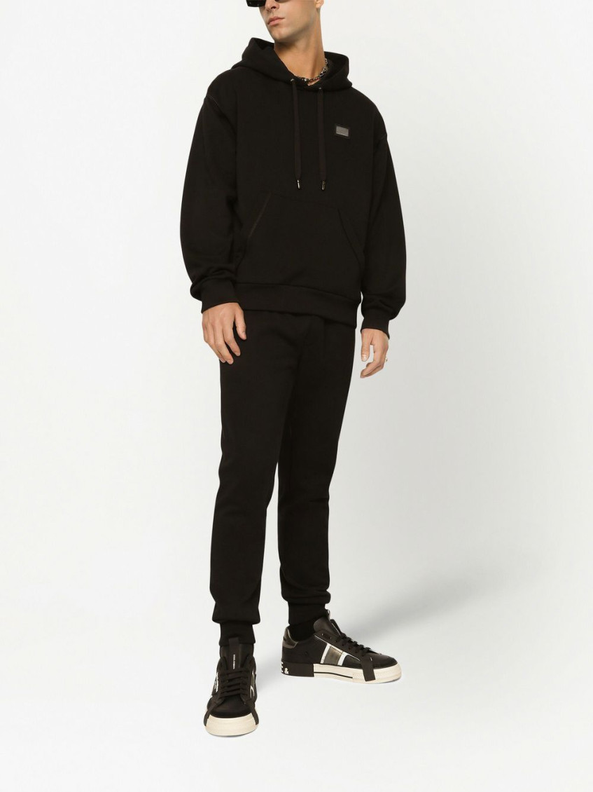 Dolce & Gabbana ‘Dg Essential’ Hoodie DG Essential men's sweatshirts and Knitwear | Dolce&Gabbana®