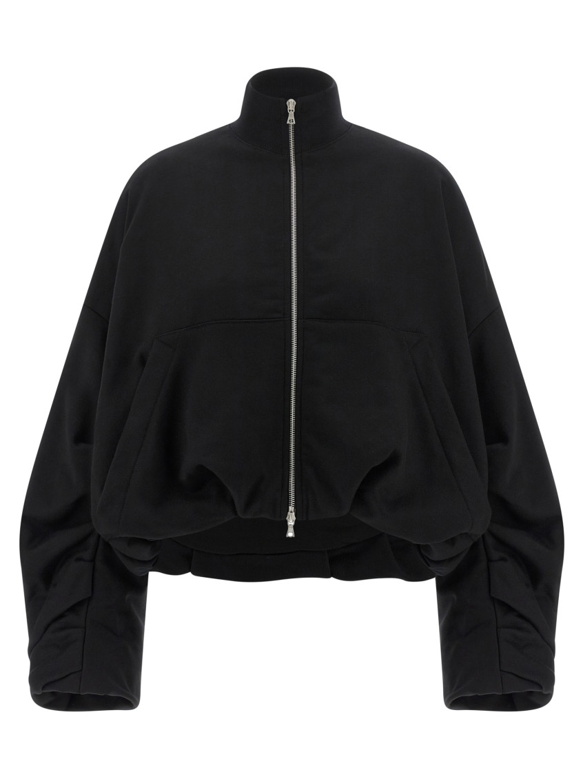 Dries Van Noten Women Haqua Cotton Bomber Jacket In Black