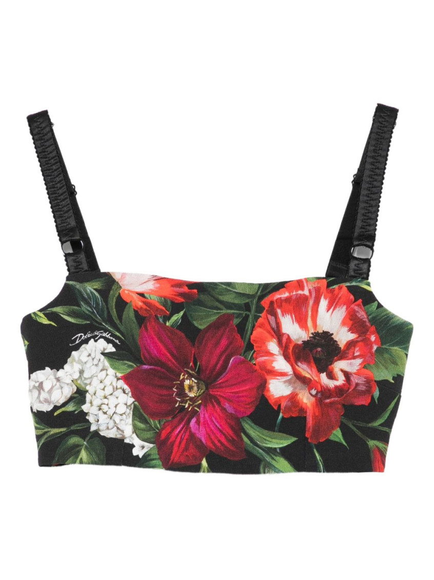 Dolce & Gabbana Women Flowers Printed Dress In Multi