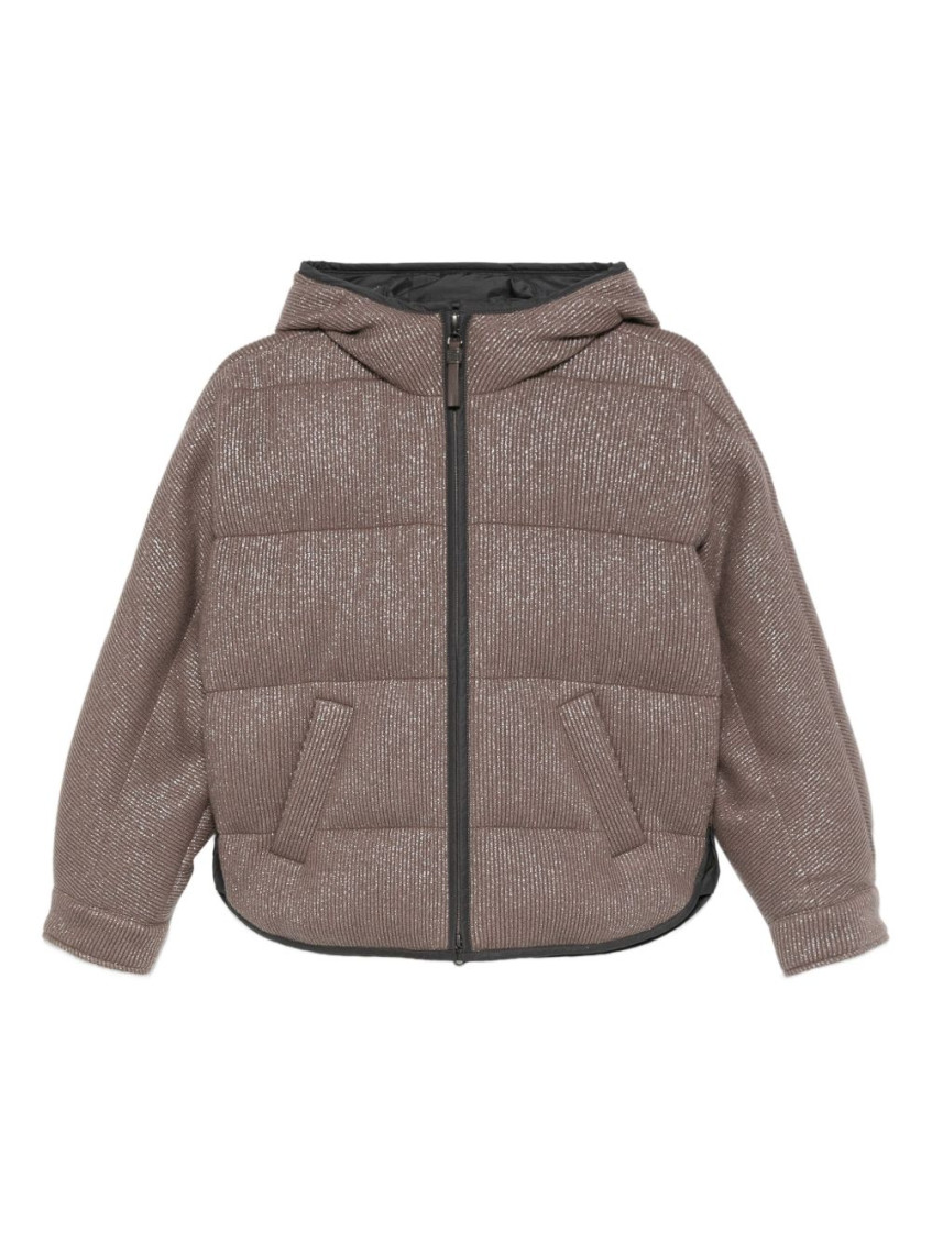 Brunello Cucinelli Women Cashmere Down Jacket In Multi