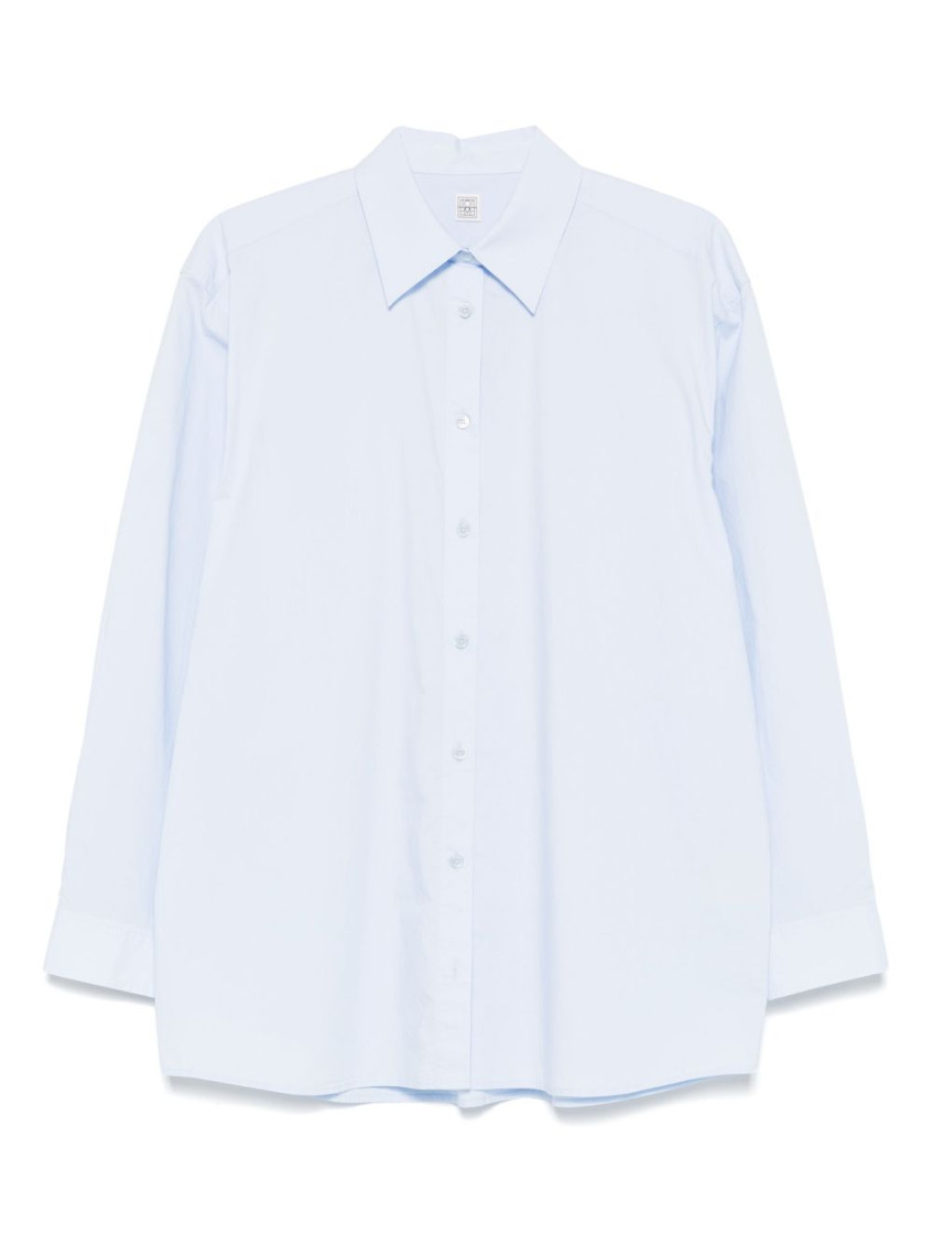 Totême Sky Blue Cotton Shirt