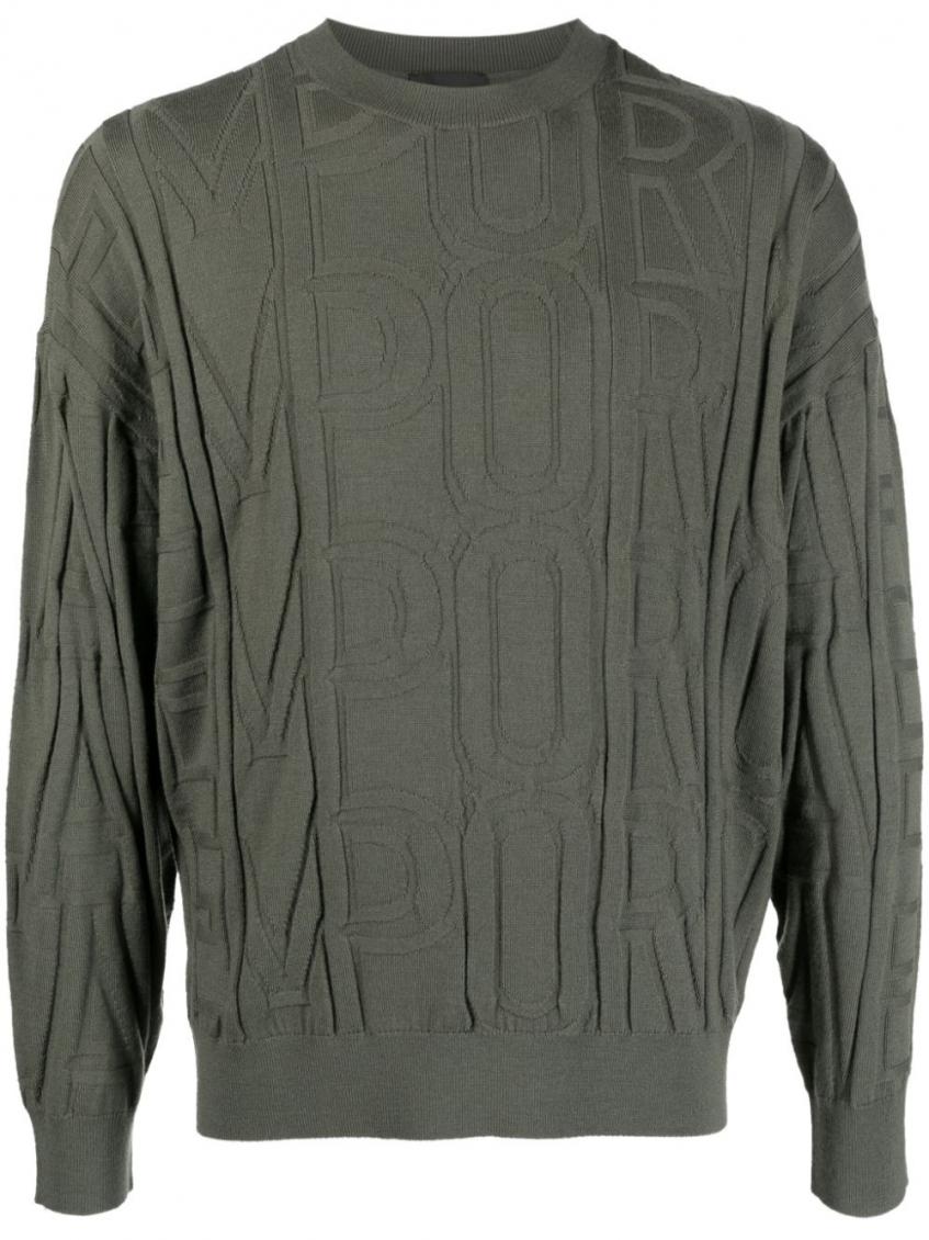 Emporio Armani Green Wool crewneck jumper for Men Online India at