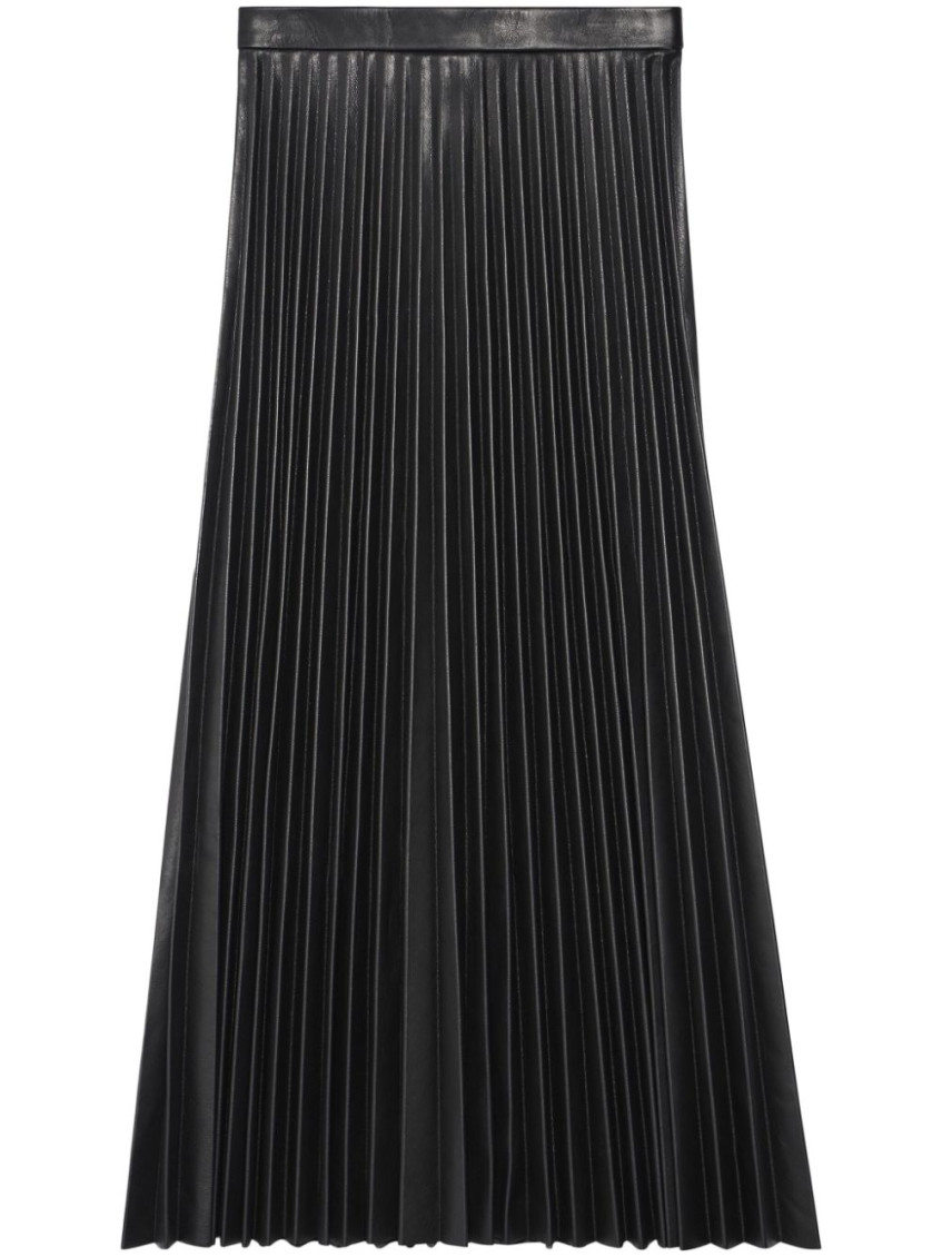 Black pleated clearance skirt online india