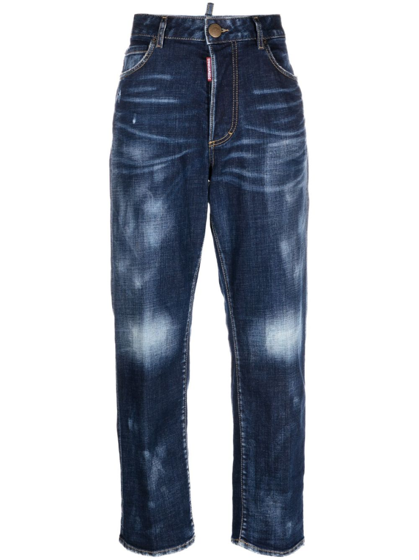 Dsquared2 Slim Fit Denim Trousers In Blue