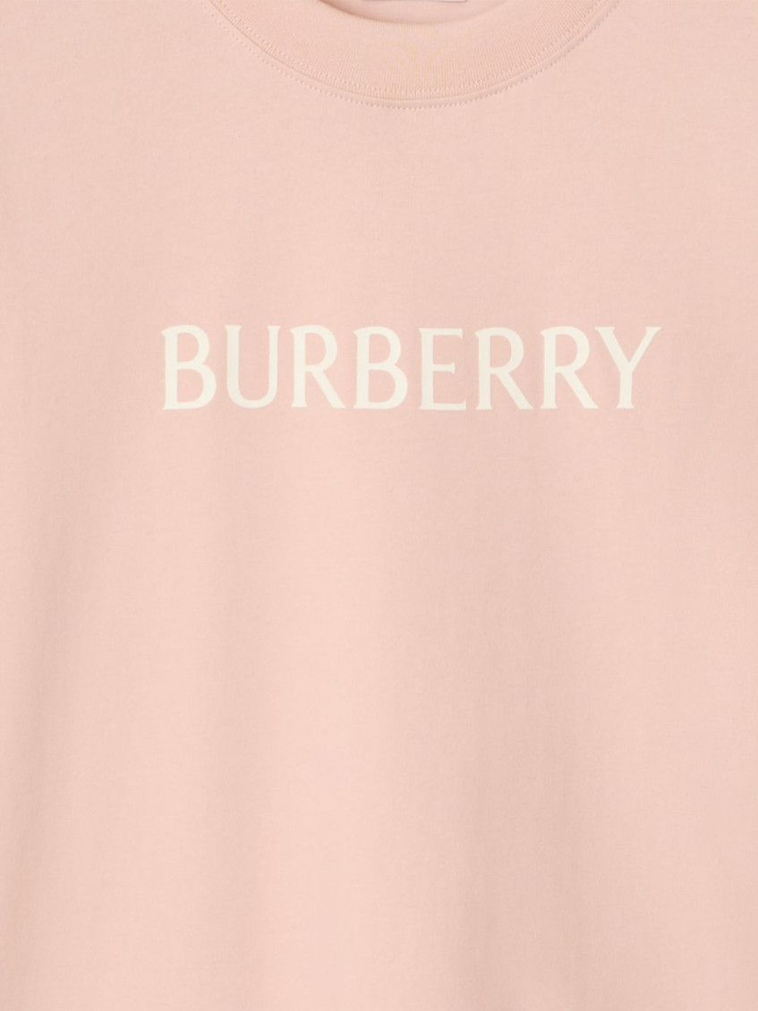 Burberry Pink Logo T-shirt for Women Online India at Darveys.com