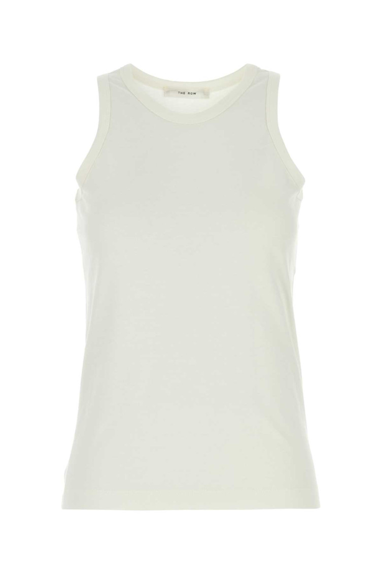 The Row Formosa Fine-knit Tank Top In White
