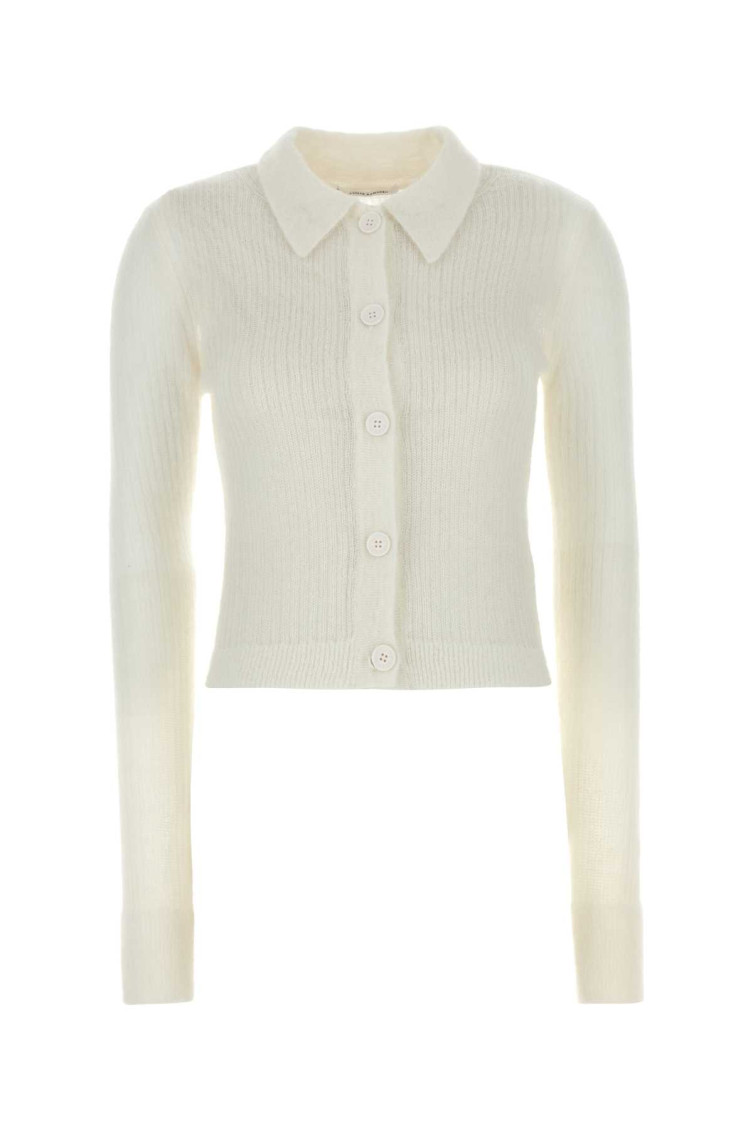 Cecilie Bahnsen White Jaki Cardigan In White