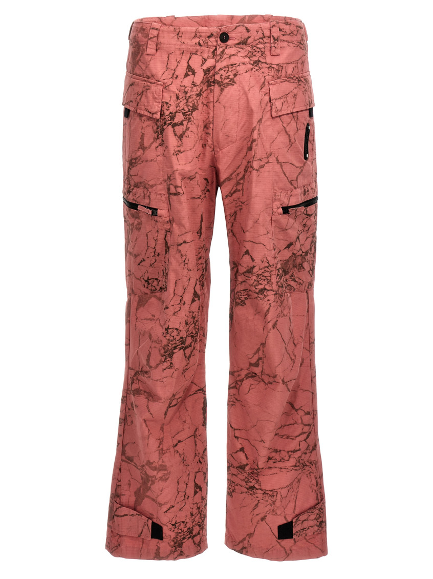 A-cold-wall* A Cold Wall* 'crimson Overdye Static Zip' Pants In Pink