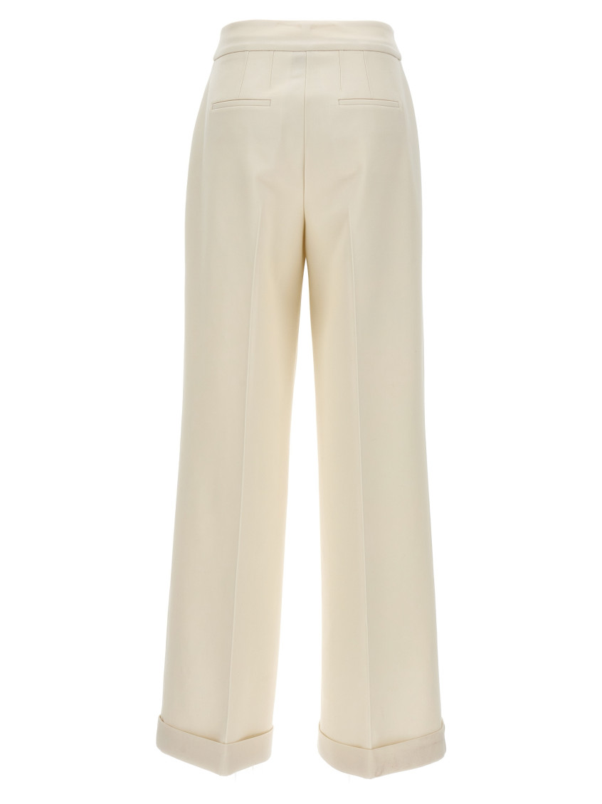 パンツ KITON Loose leg pants White D56108K0920C01 Kiton White Loose leg pants for Women Online USA at Darveys.com