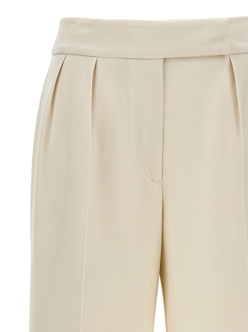パンツ KITON Loose leg pants White D56108K0920C01 Kiton White Loose leg pants for Women Online USA at Darveys.com