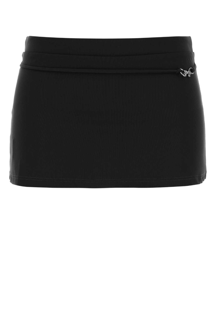 Gimaguas Minigonna Carolina In Nylon Stretch Nero Donna In Black