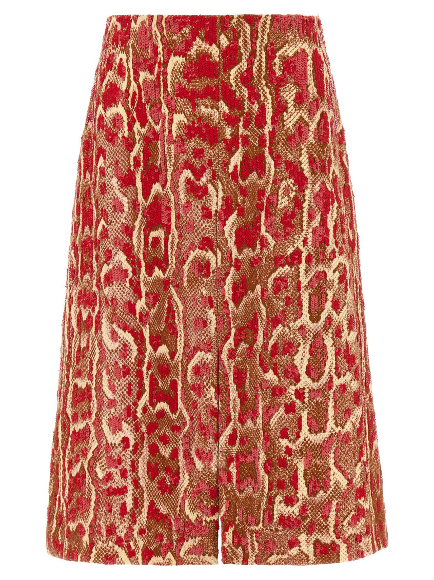 Shop Dries Van Noten Multicolor Shera Bis Skirt
