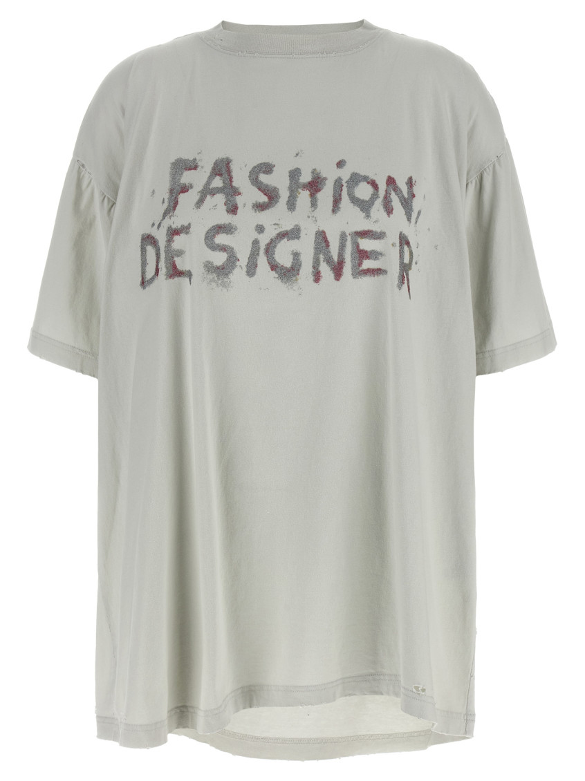 Balenciaga Grey Fashion Designer T-shirt
