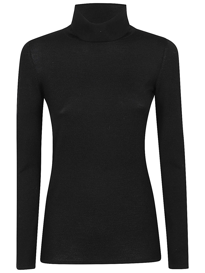 Baserange Black Highneck Pullover