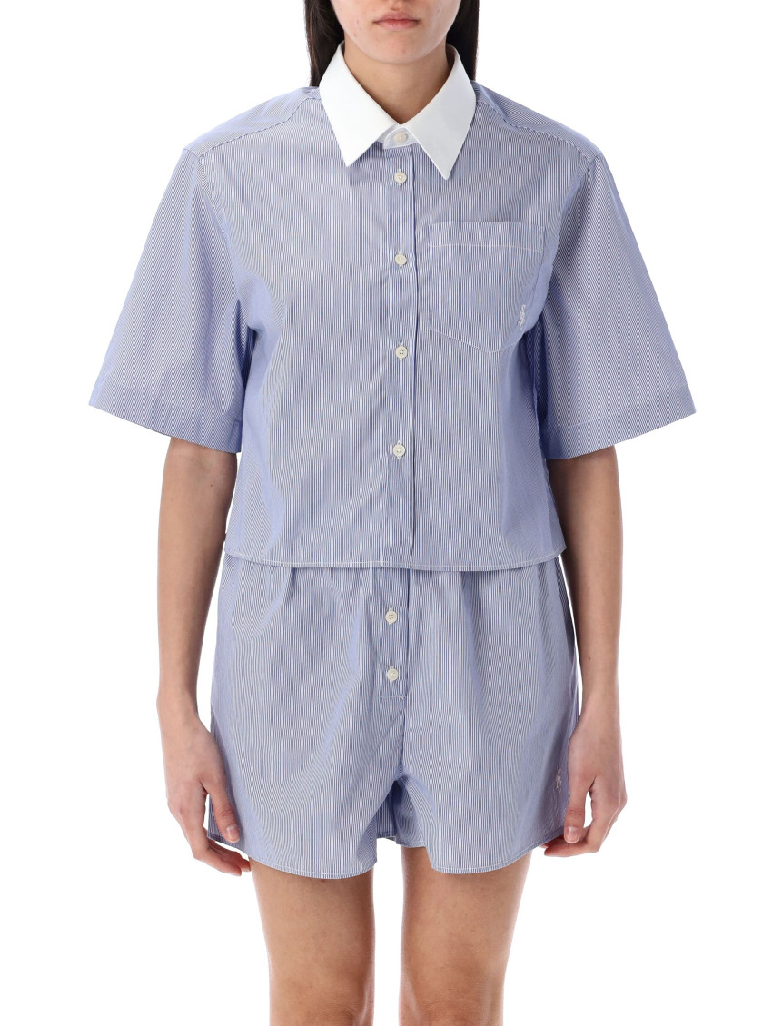 Sporty And Rich Sporty & Rich Src Cropped Shirt