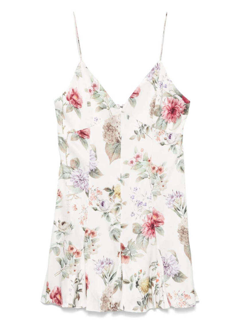 Alice And Olivia White Julietta Mini Slip Dress
