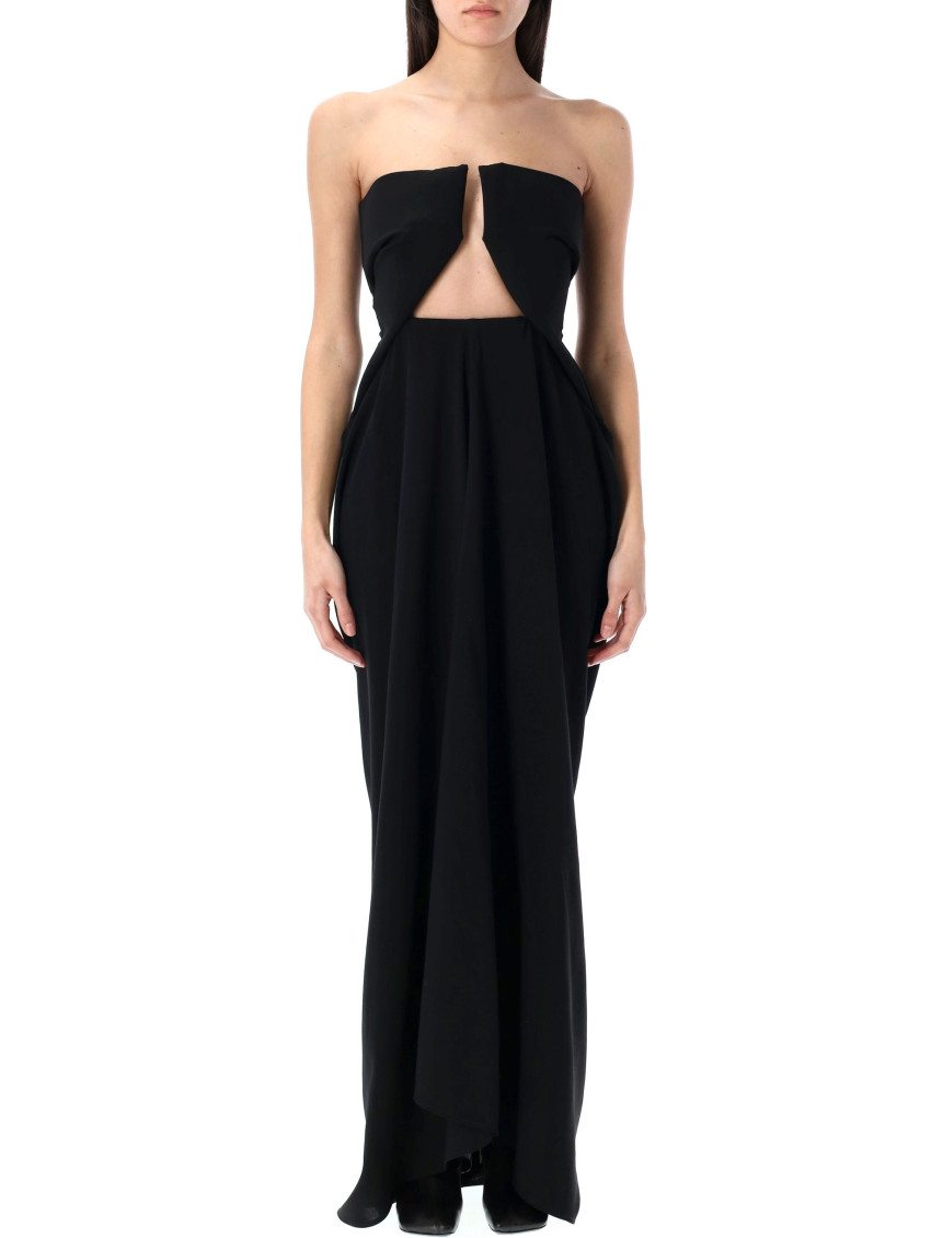 Rick Owens Black Amphora Maxi Dress
