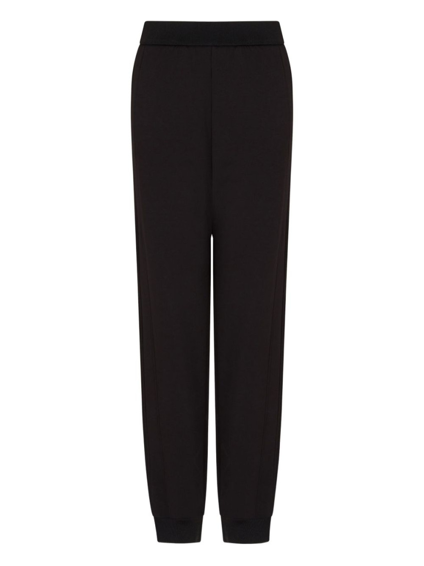 Emporio Armani Black Cotton Sweatpants