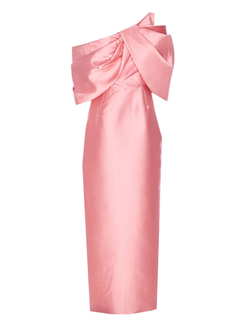 Solace London Davina Maxi Dress In Pink