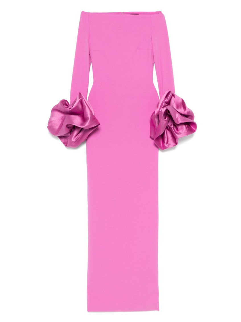 Solace London Talia Gown - Women's - Elastane/polyester In Pink
