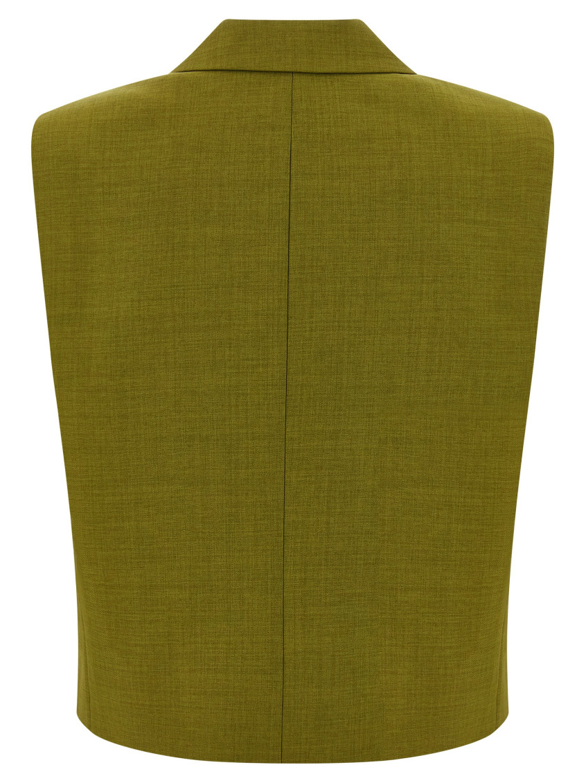 Theory Green Double-breasted vest for Women Online USA at Darveys.com