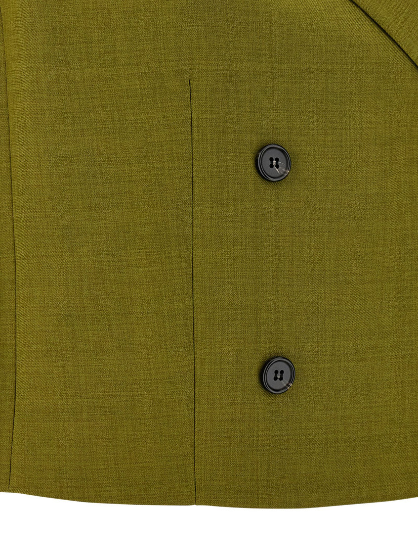 Theory Green Double-breasted vest for Women Online USA at Darveys.com