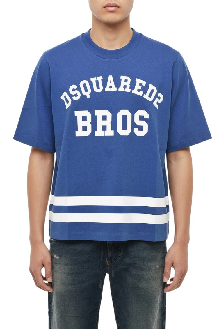 Dsquared2 Logo-print T-shirt In Blue