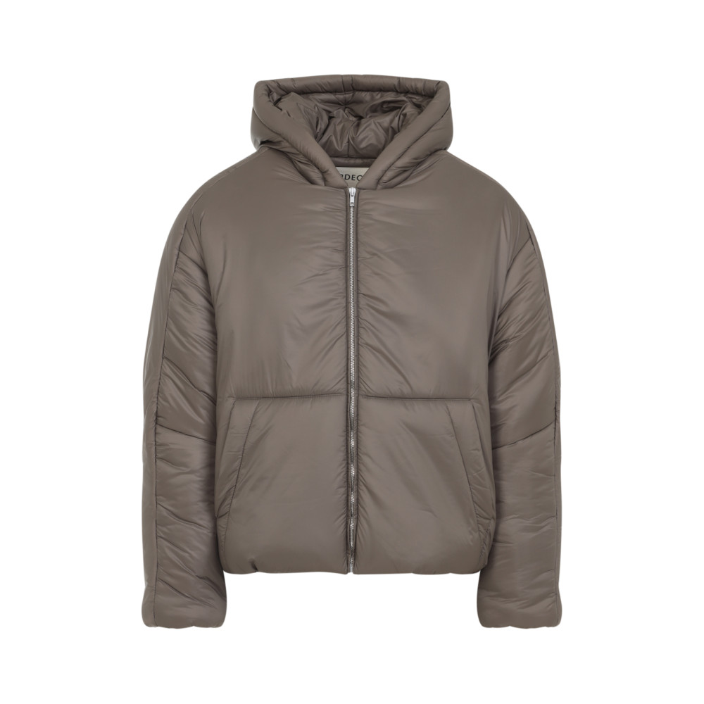 Mordecai Padded Casual Jacket With Modern Fit In Brown