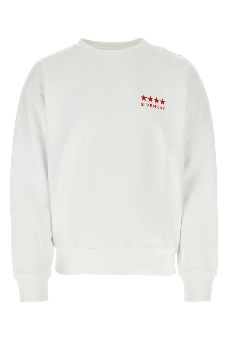 Givenchy White cotton sweatshirt for Men Online India at Darveys