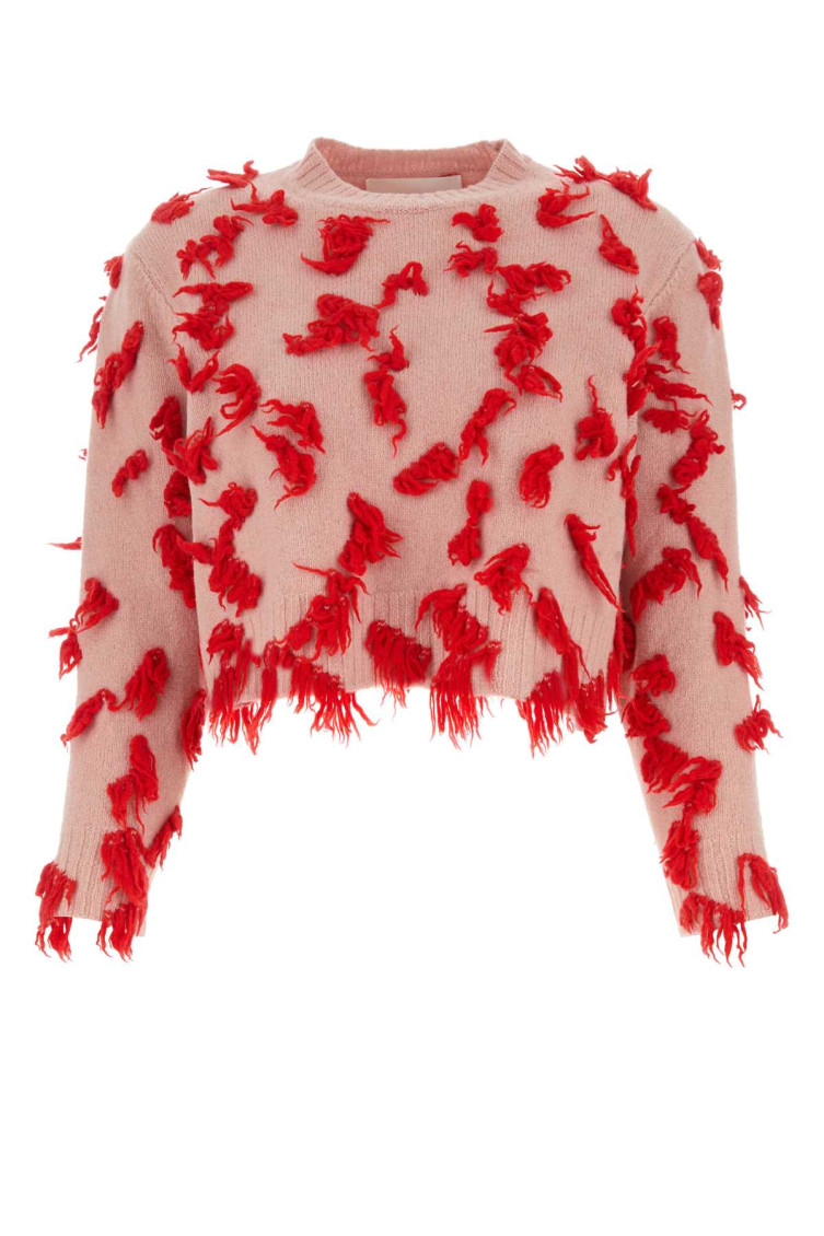Jil Sander Women's Wool Sweater In Pink