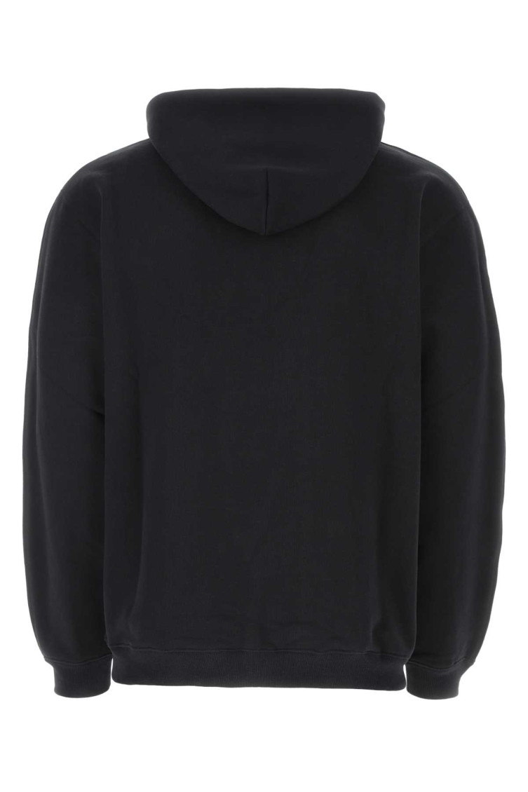 パーカー・フーディ VTMNTS Black cotton blend oversize sweatshirt Vtmnts Black Oversize Sweatshirt for Men Online USA at