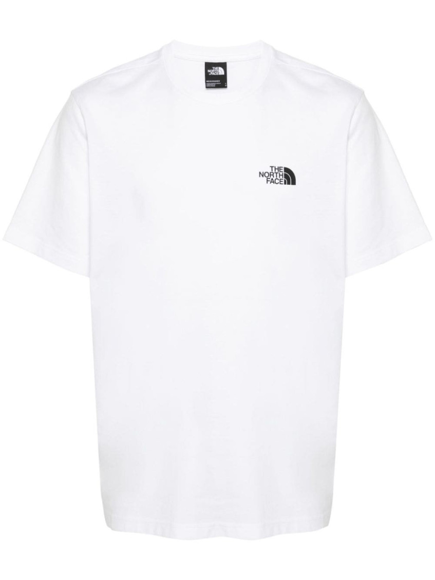 The North Face Oversized White Simple Dome T-shirt In White