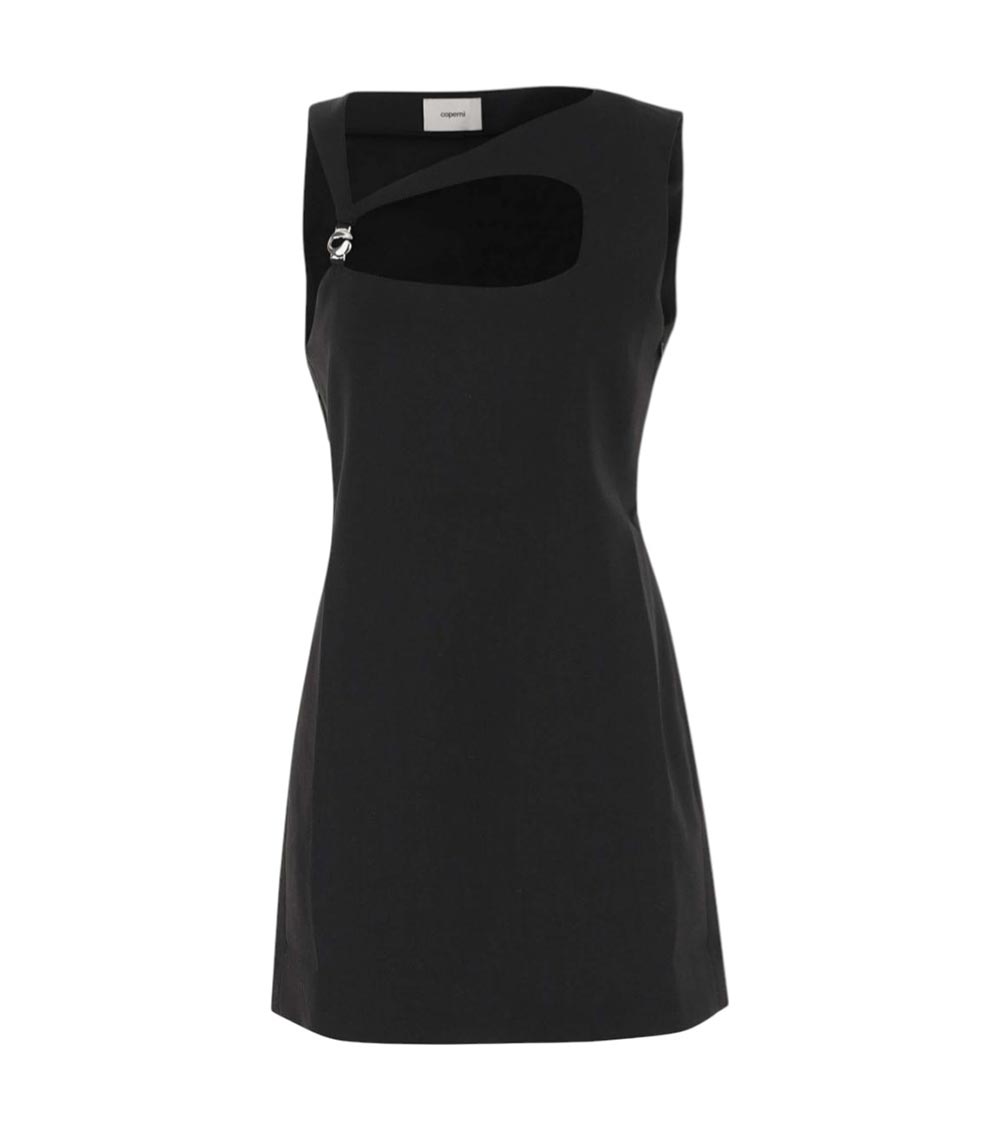 Coperni Robe Courte Droite In Black