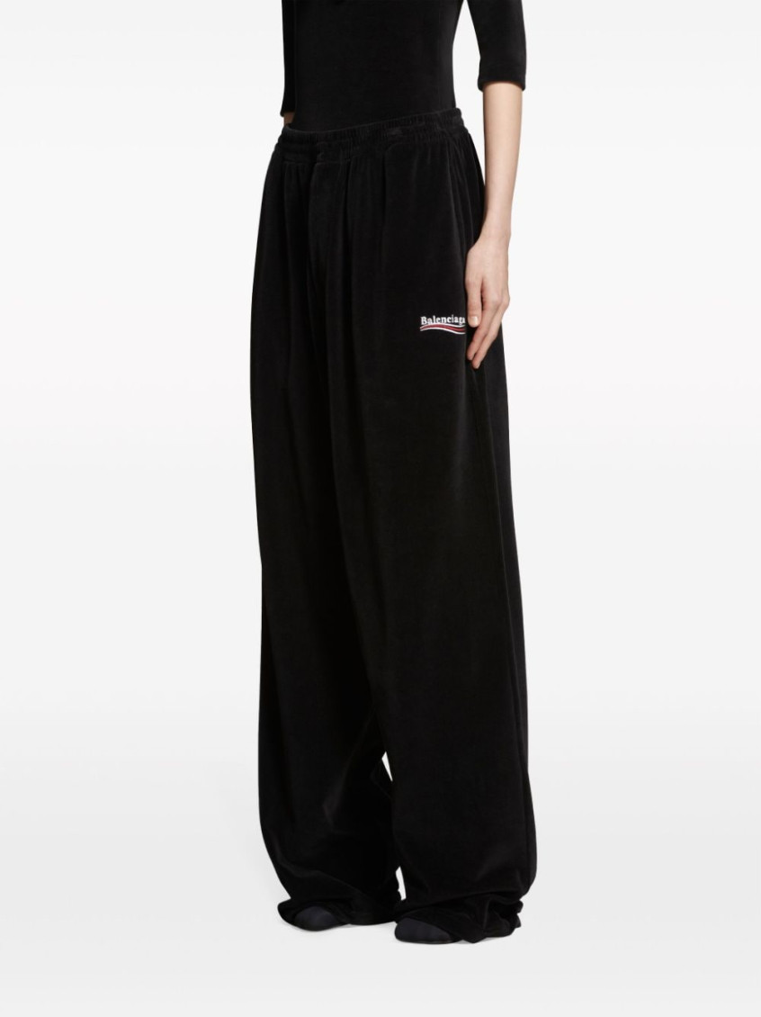 パンツ BALENCIAGA POLITICAL CAMPAIGN TROUSERS Balenciaga Black Political Campaign Trousers for Women