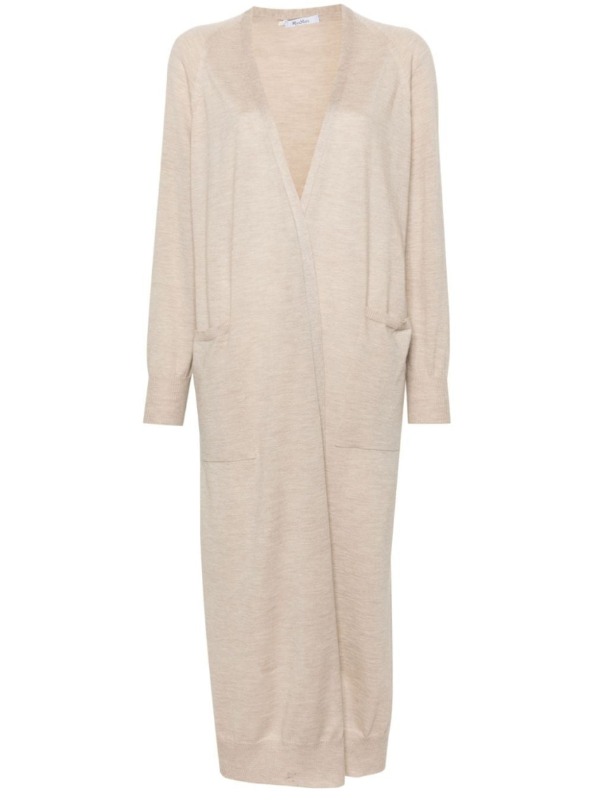 Shop Max Mara Beige Cashmere Long Coat