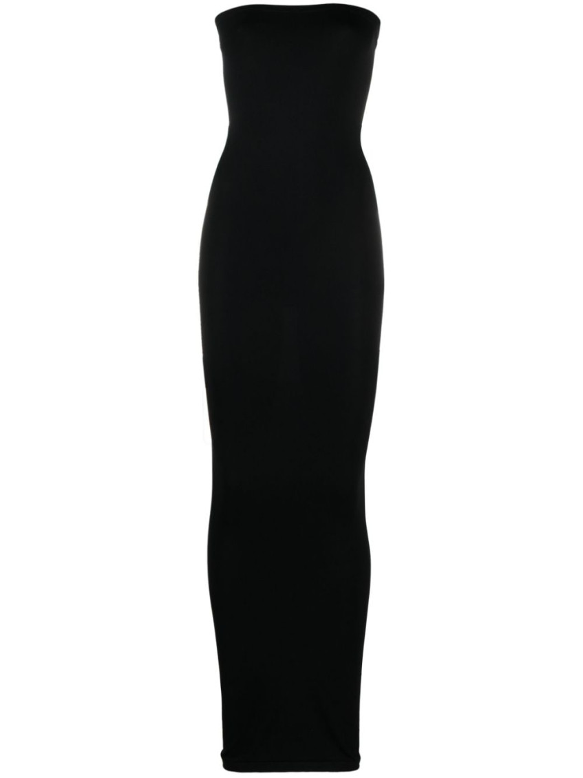 Wolford Fatal Strapless Stretch-jersey Maxi Dress In Black