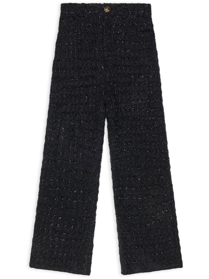 Balenciaga Large Baggy Trousers In Wool Blend In Black
