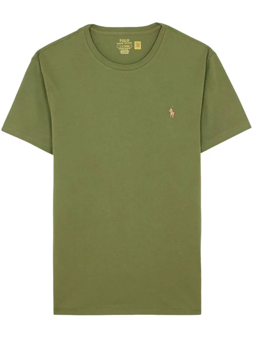 Polo Ralph Lauren Green Logo T-shirt In Green