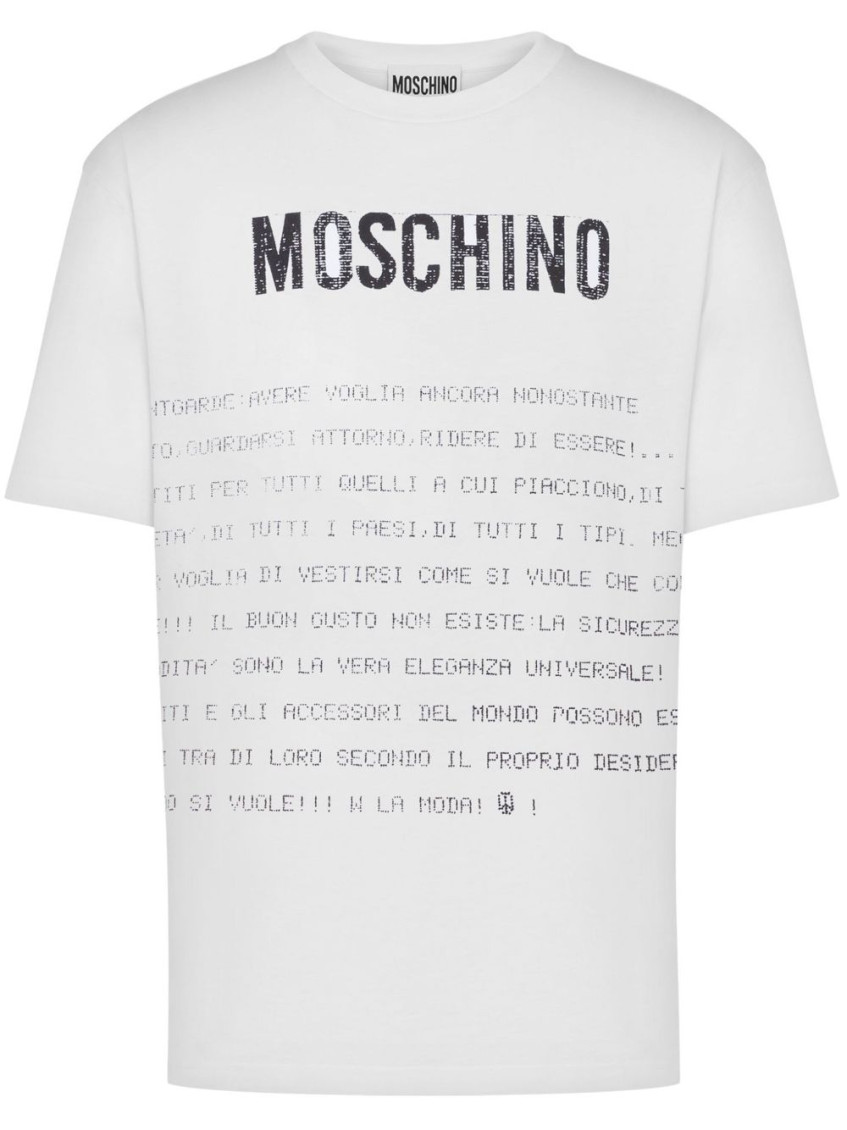 Moschino Short-sleeved T-shirt In White
