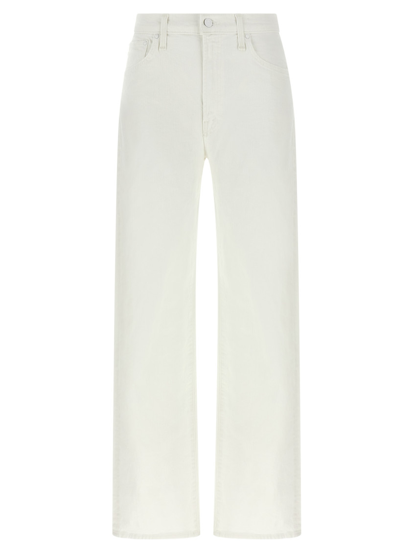 Mother Jeans The Dodger Sneak White In White