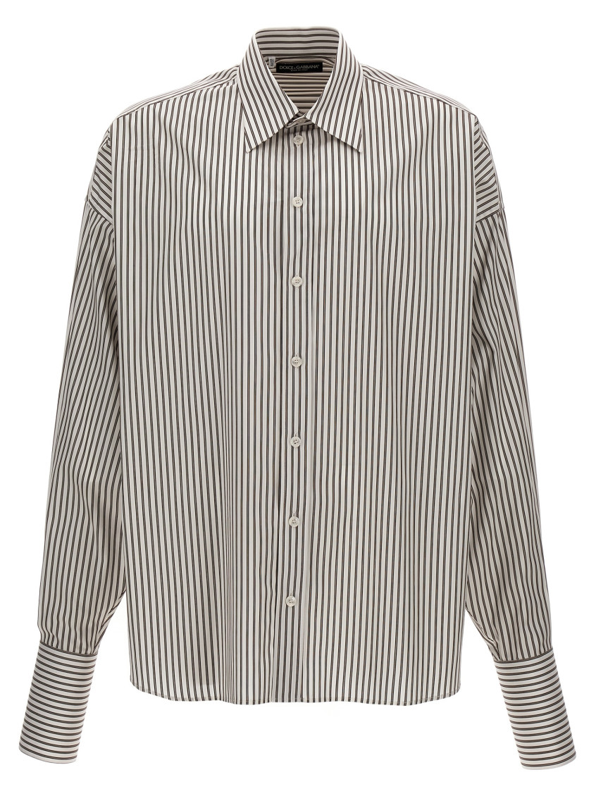 Dolce & Gabbana Multicolor Striped Shirt In Multicolor