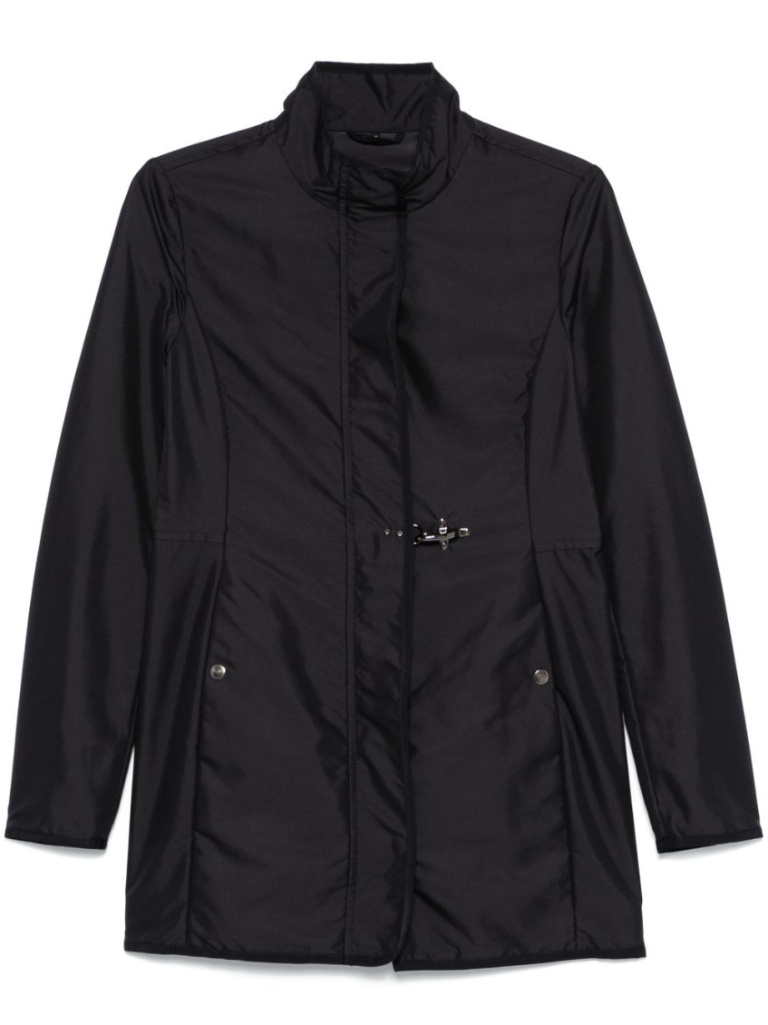 Fay Virginia Coat For Winter Protection In Navy Blue