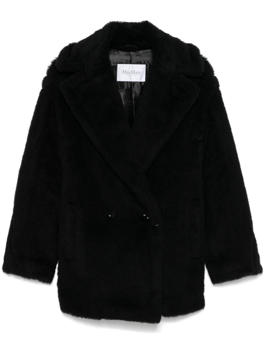 Shop Max Mara Black Wool Coat