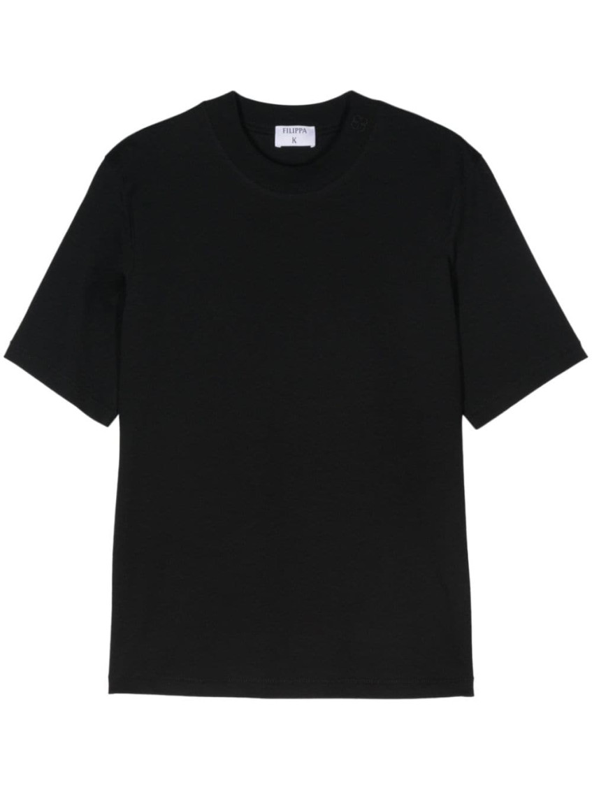 Filippa K Oversized Organic-cotton T-shirt In Black