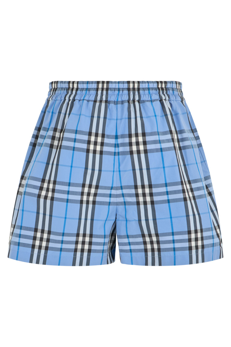 BURBERRYロンドンフード付ショートJK [希少品]38サイズ　スリムライン Burberry Light Blue Check Drawstring Shorts for Women Online USA