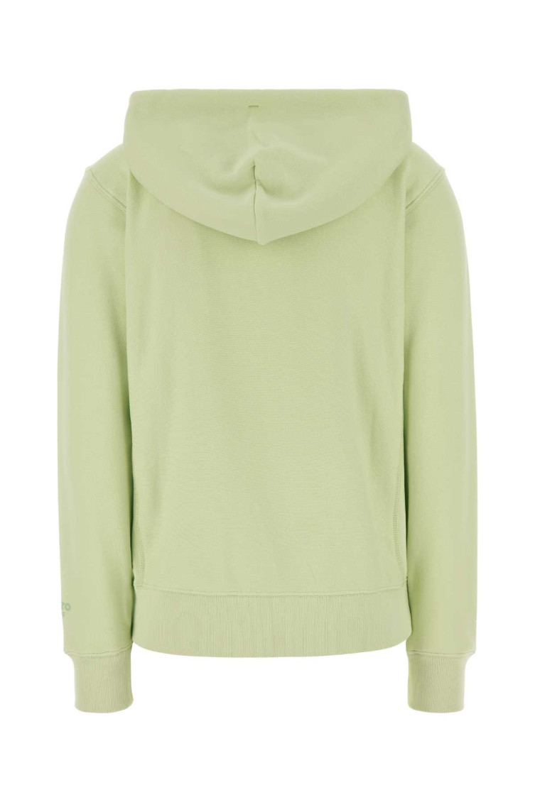 Kenzo Light Green Logo Hoodie for Women Online USA at Darveys.com