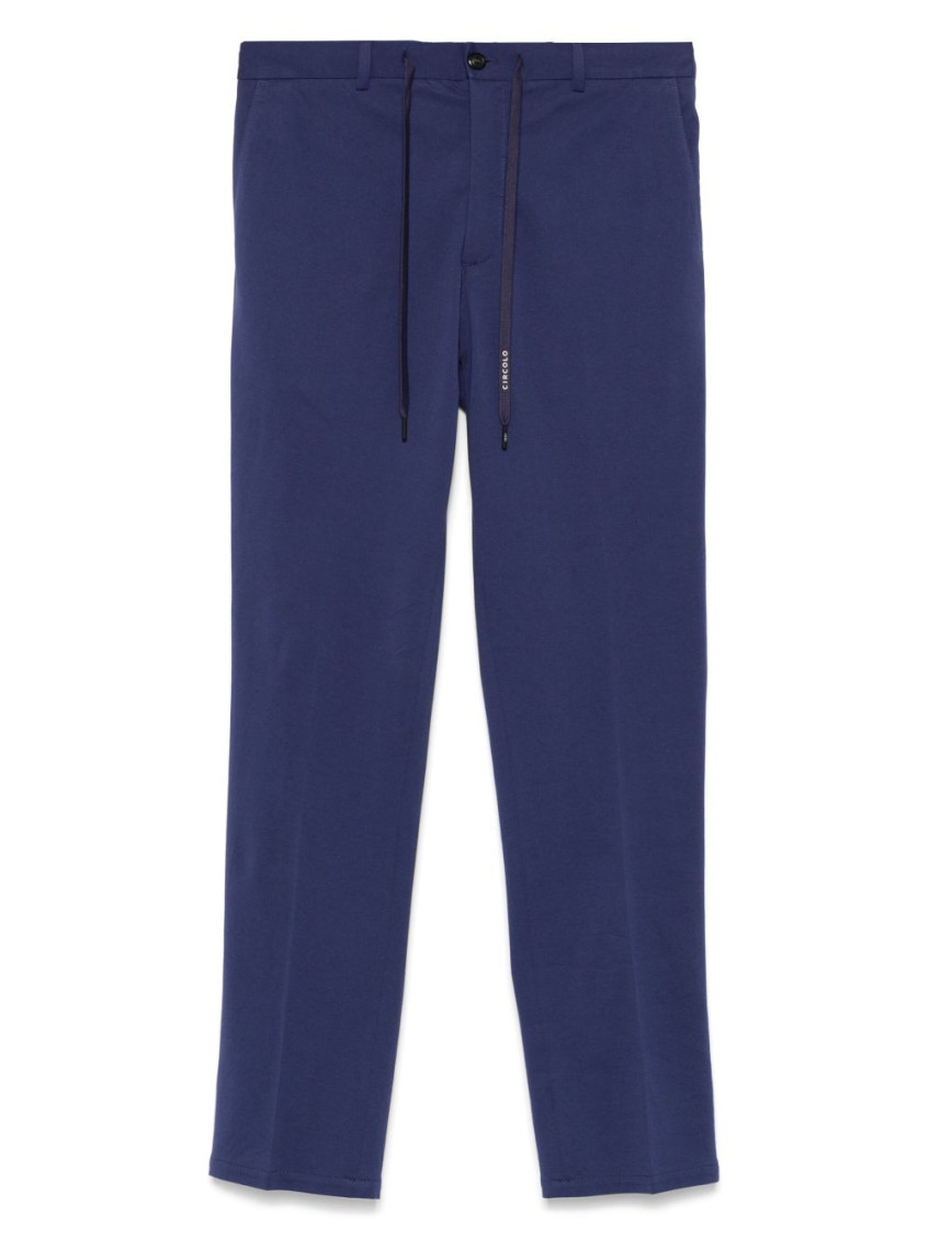 Circolo 1901 Trousers Cotton Elasticated Waistband
