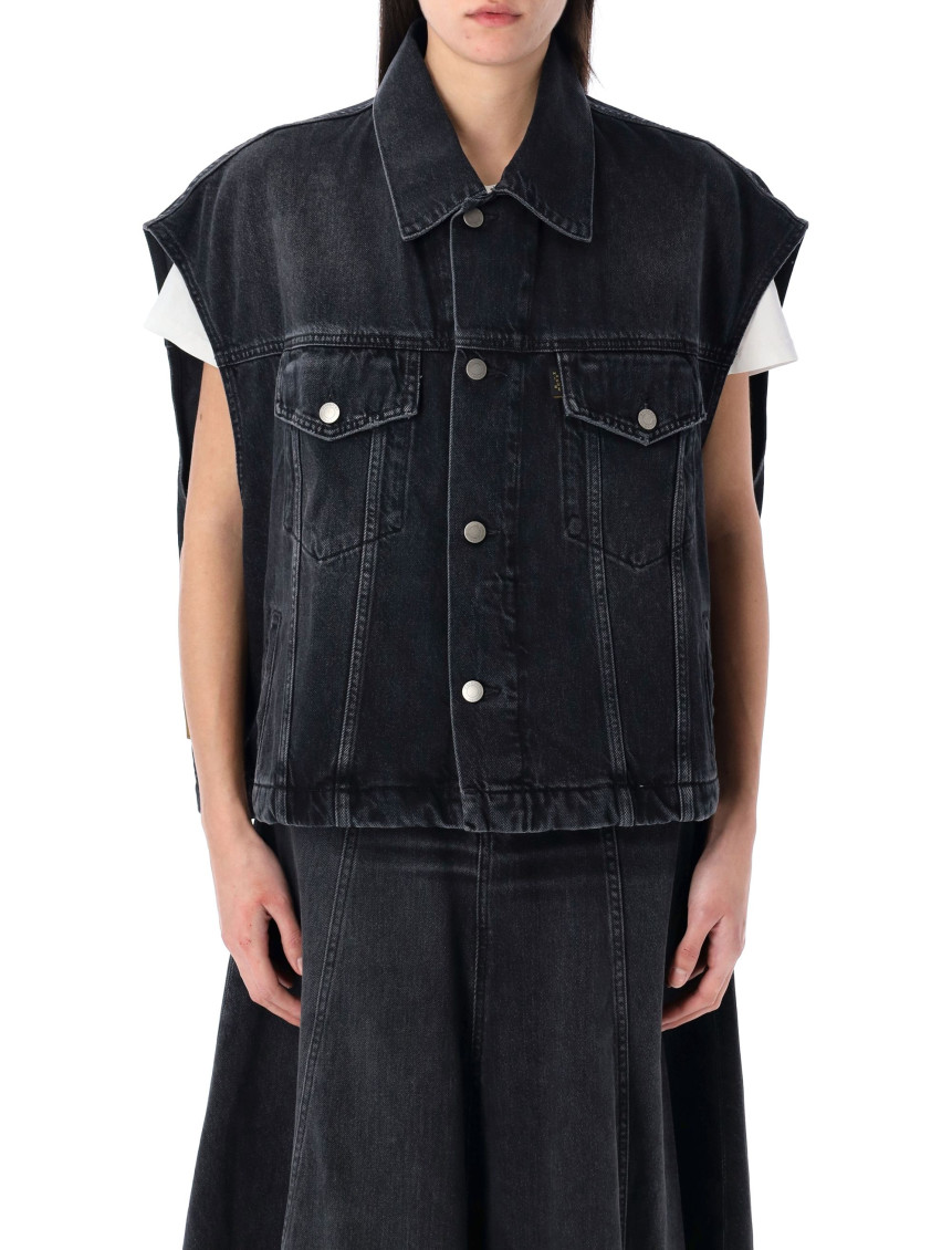 Haikure Black Gail Mid Denim Jacket