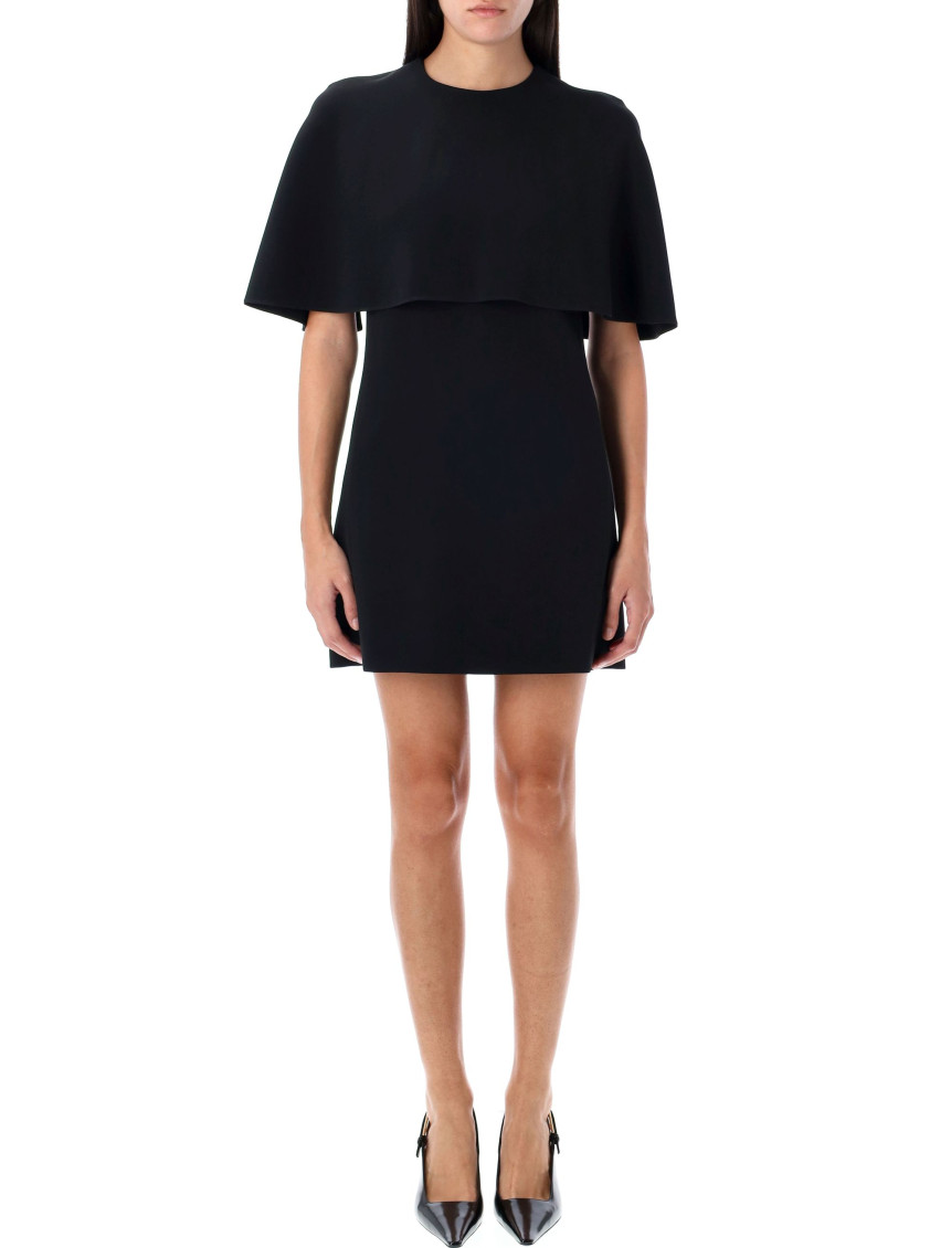 Chloé Black Short Cape Dress
